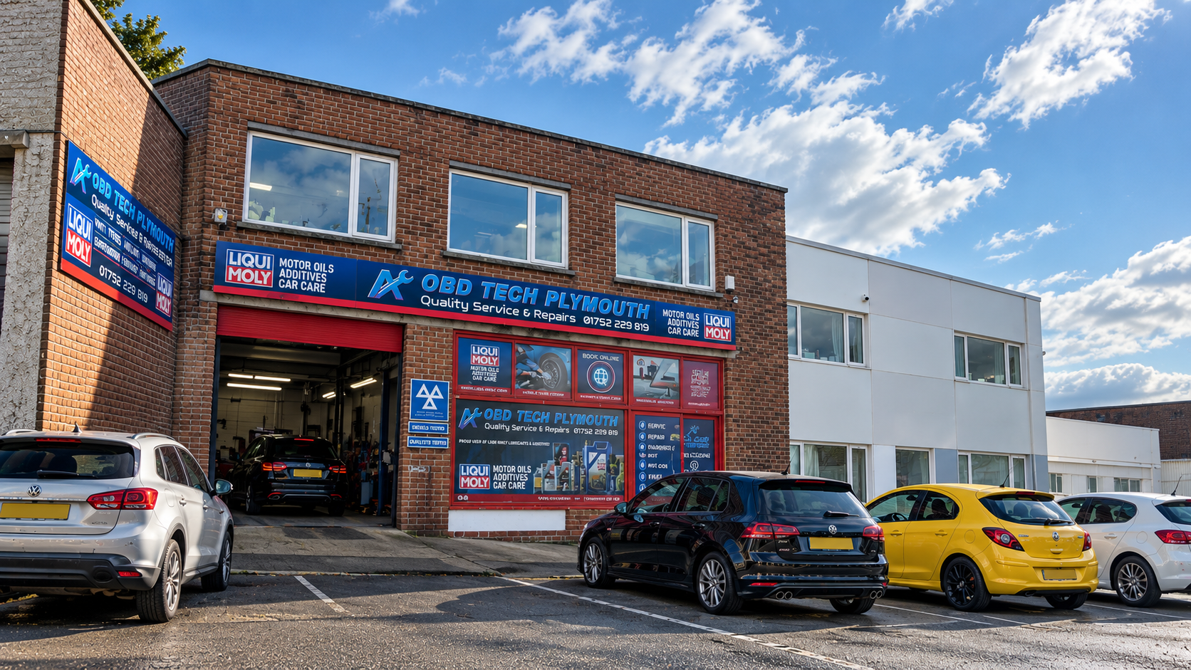 OBD Tech Plymouth Workshop & MOT Bay